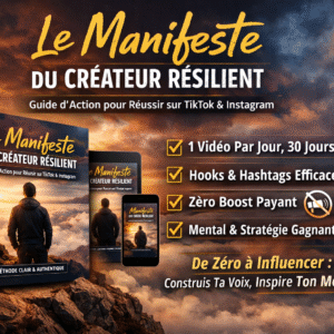 Le Manifeste du Créateur Résilient (Guide d’action pour créer du contenu, partir de zéro et tenir sur la durée)